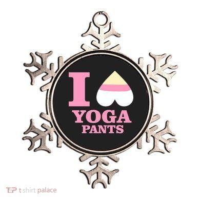 I Heart Yoga Pants Ornament