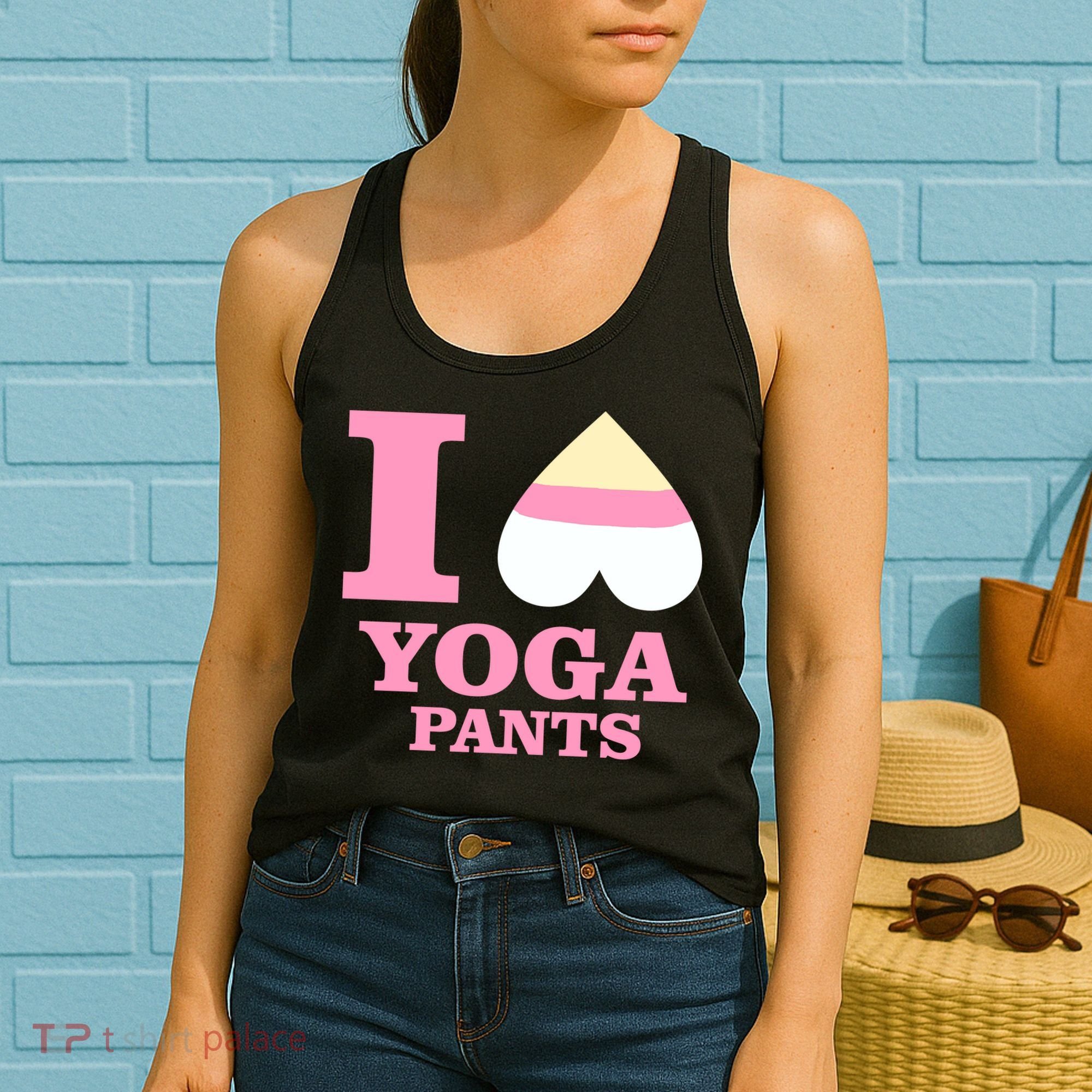 I Heart Yoga Pants Women's Tank Top