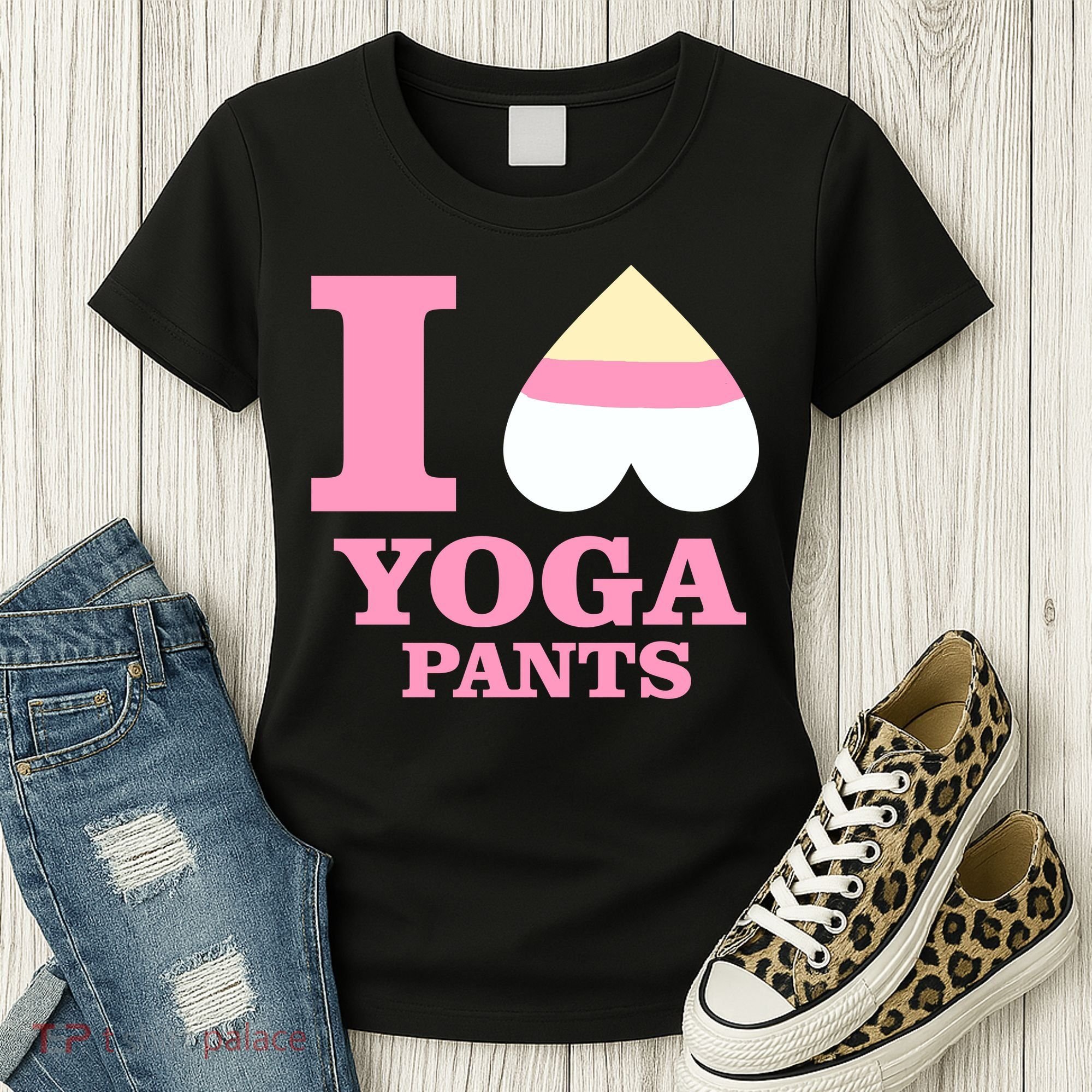 I Heart Yoga Pants Women's T-Shirt