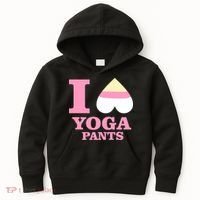 I Heart Yoga Pants Kids Hoodie thumb 0