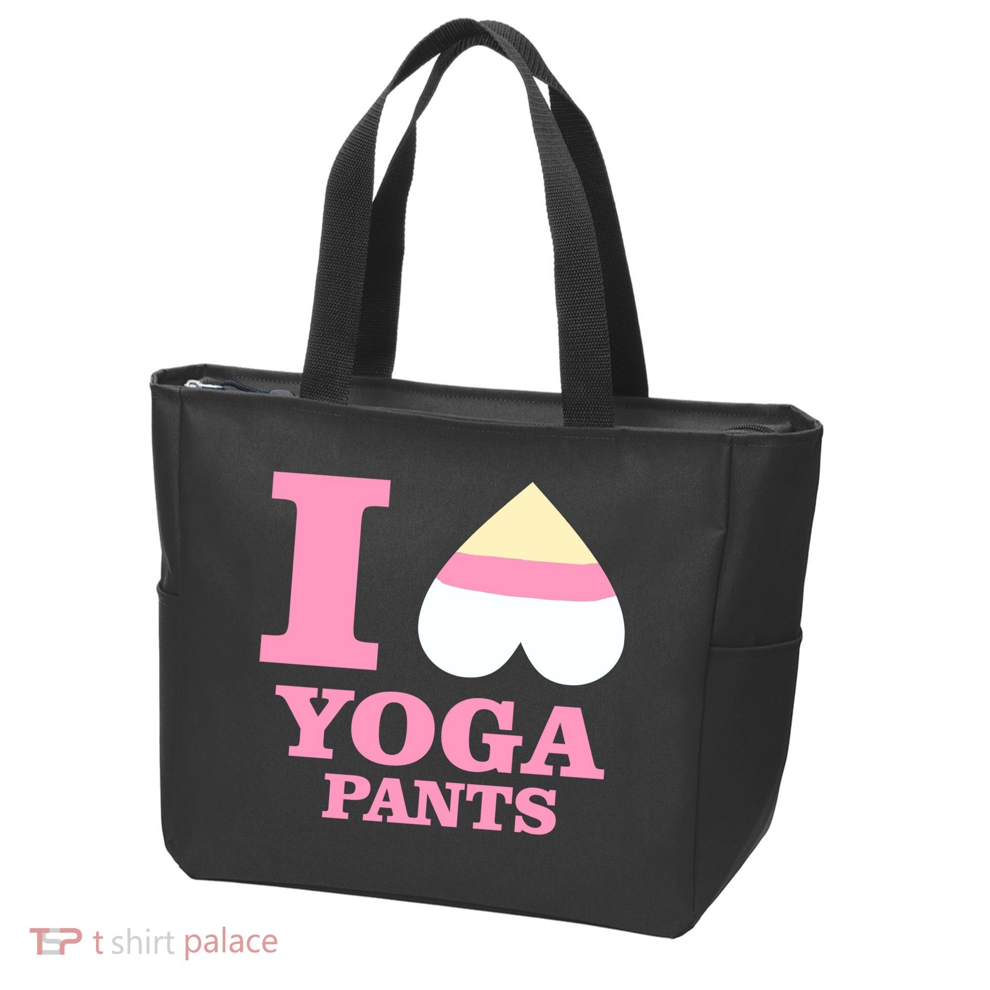 I Heart Yoga Pants Tote Bag