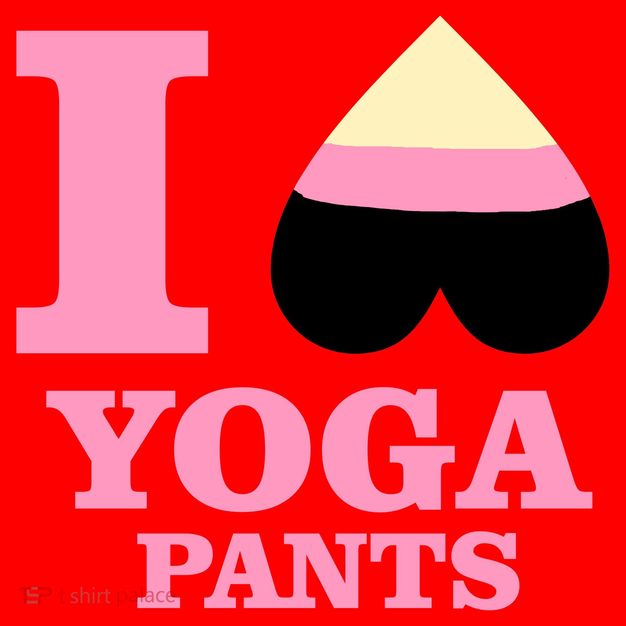 I Heart Yoga Pants Santa Hat
