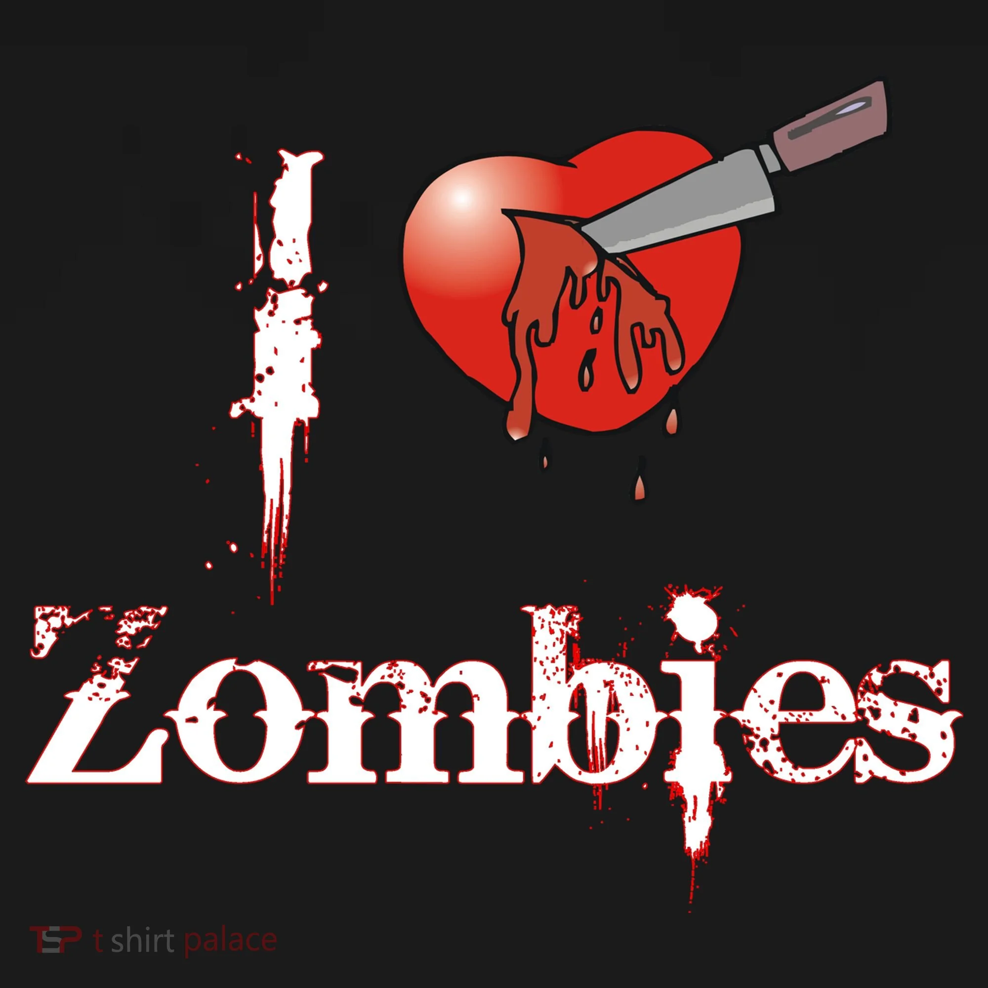 I Heart Zombies Doggie Tank
