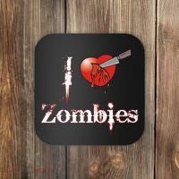 I Heart Zombies Coaster thumb 0