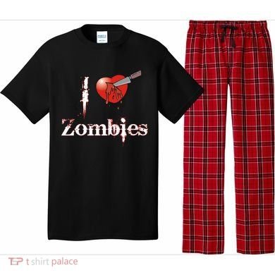 I Heart Zombies Pajama Set