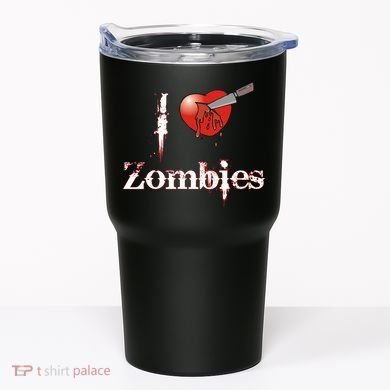I Heart Zombies Tumbler