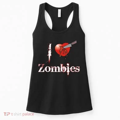 I Heart Zombies Women's Tank Top