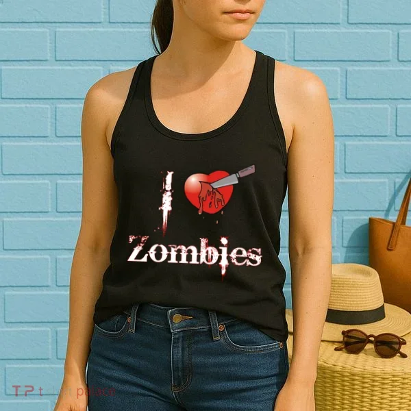 I Heart Zombies Women's Tank Top