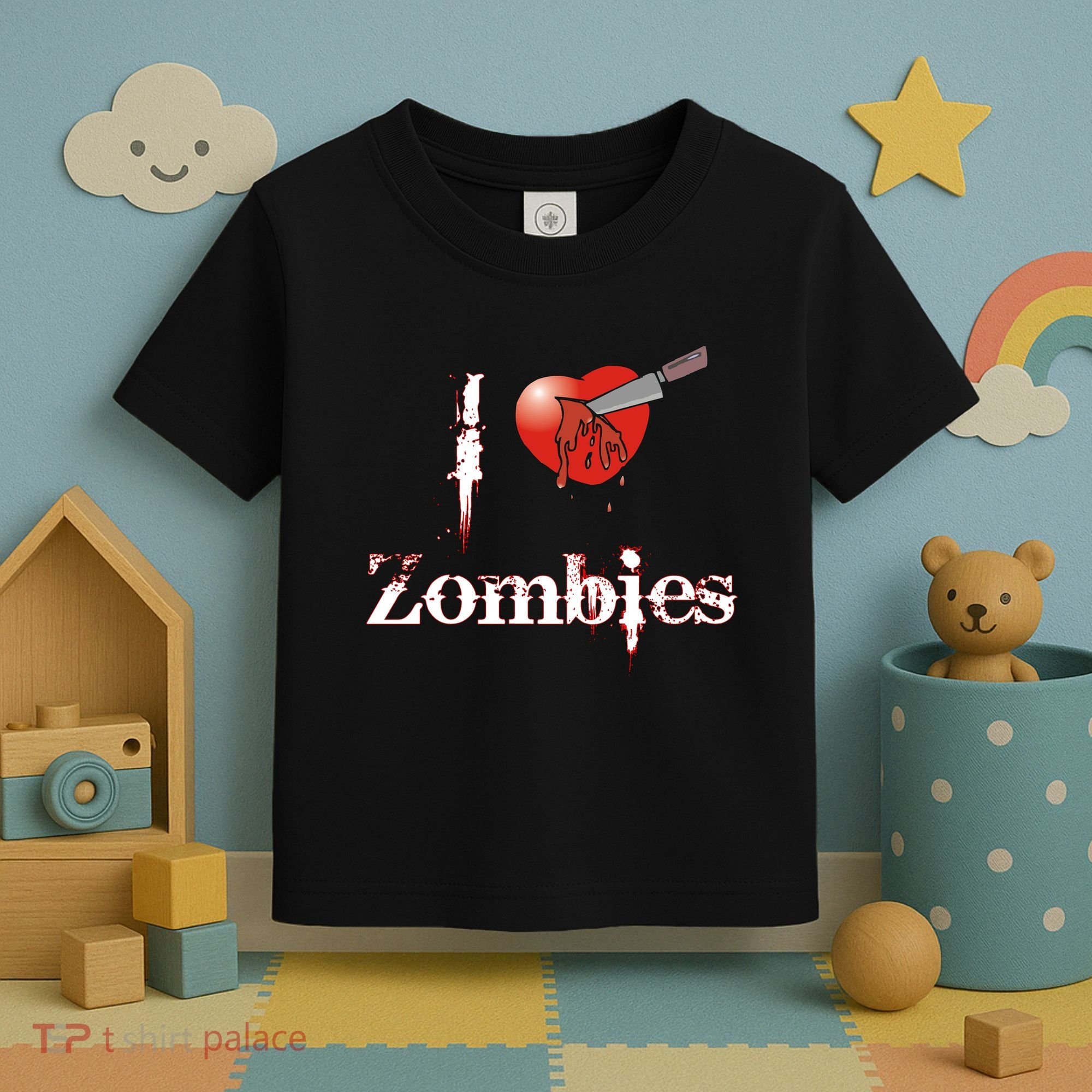 I Heart Zombies Toddler T-Shirt