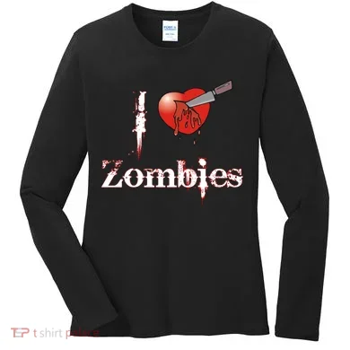 I Heart Zombies Women's Long Sleeve Shirt