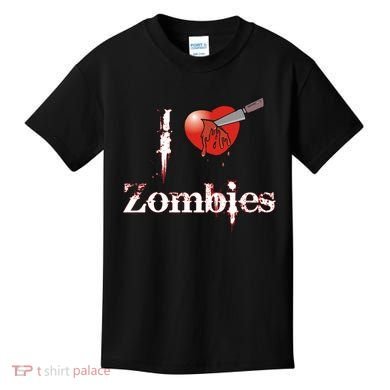I Heart Zombies Kids T-Shirt