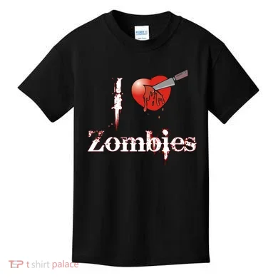 I Heart Zombies Kids T-Shirt