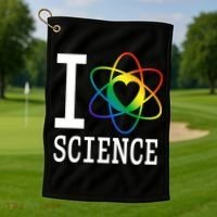 I Heat Science Golf Towel thumb 1