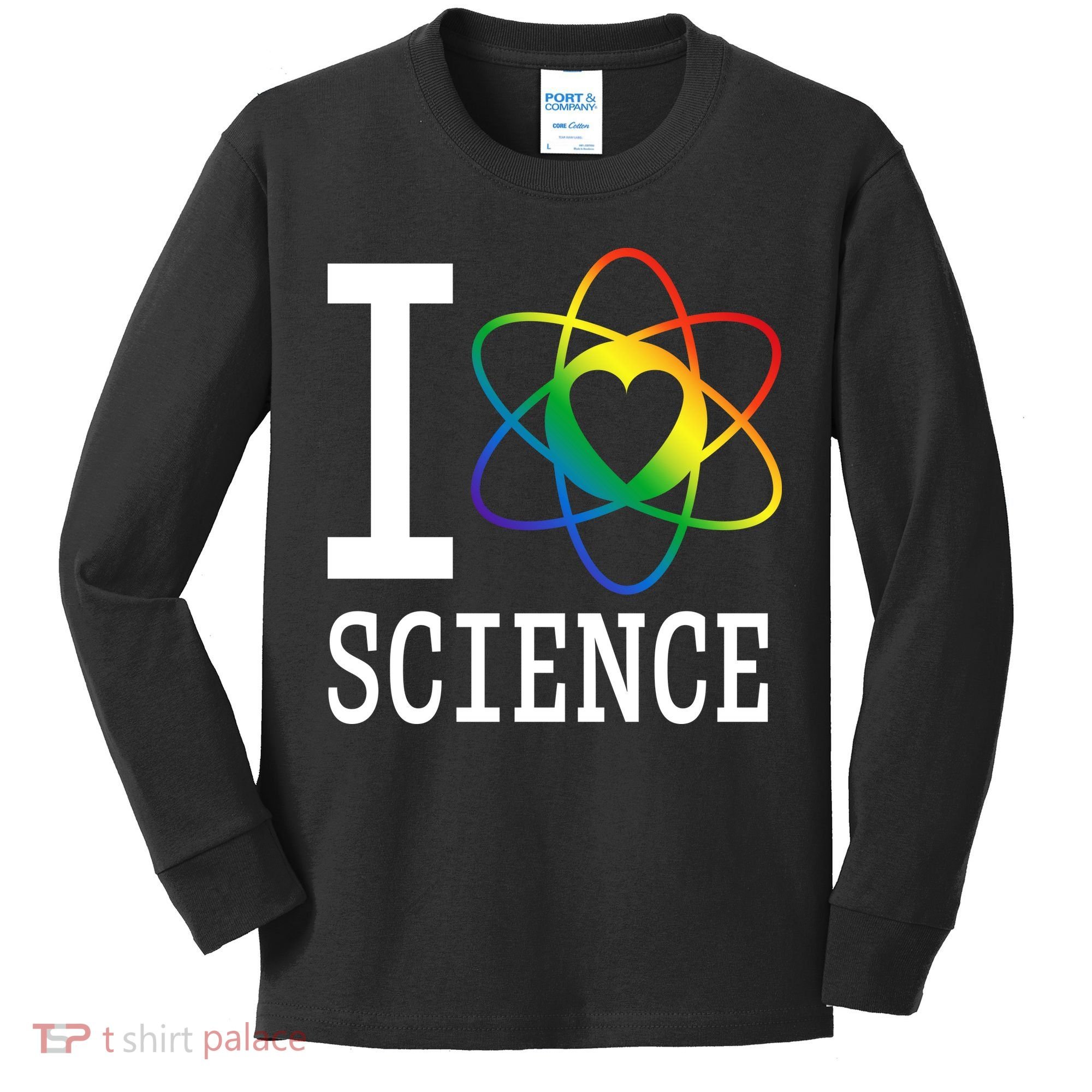 I Heat Science Kids Long Sleeve Shirt
