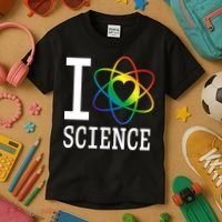 I Heat Science Kids T-Shirt thumb 3