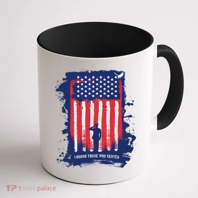 I Honor Those Who Served Coffee Mug back