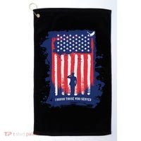 I Honor Those Who Served Golf Towel thumb 0