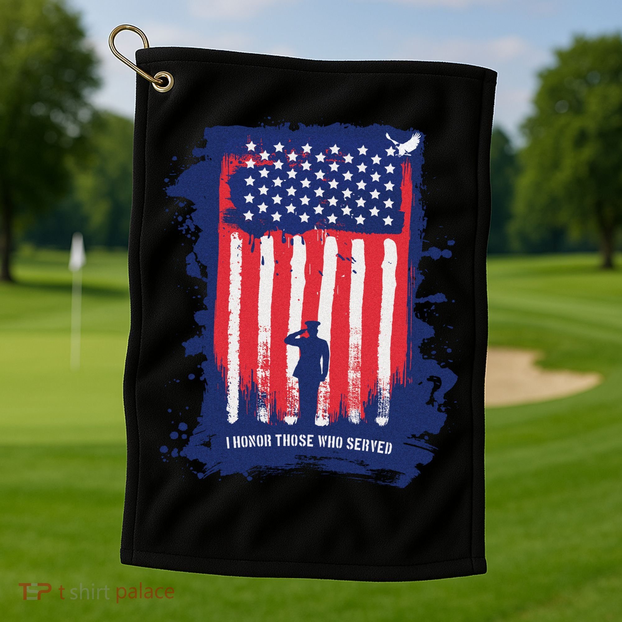 I Honor Those Who Served Golf Towel