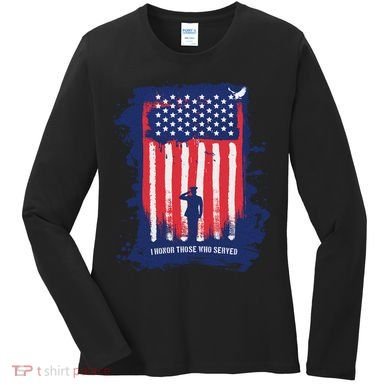 I Honor Those Who Served Women's Long Sleeve Shirt
