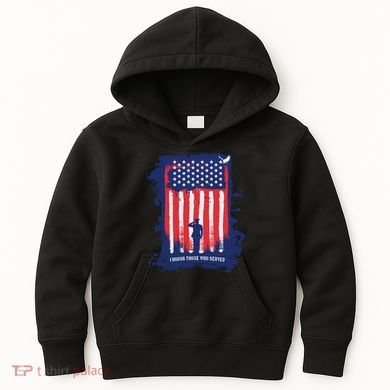 I Honor Those Who Served Kids Hoodie