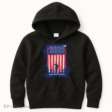 I Honor Those Who Served Kids Hoodie