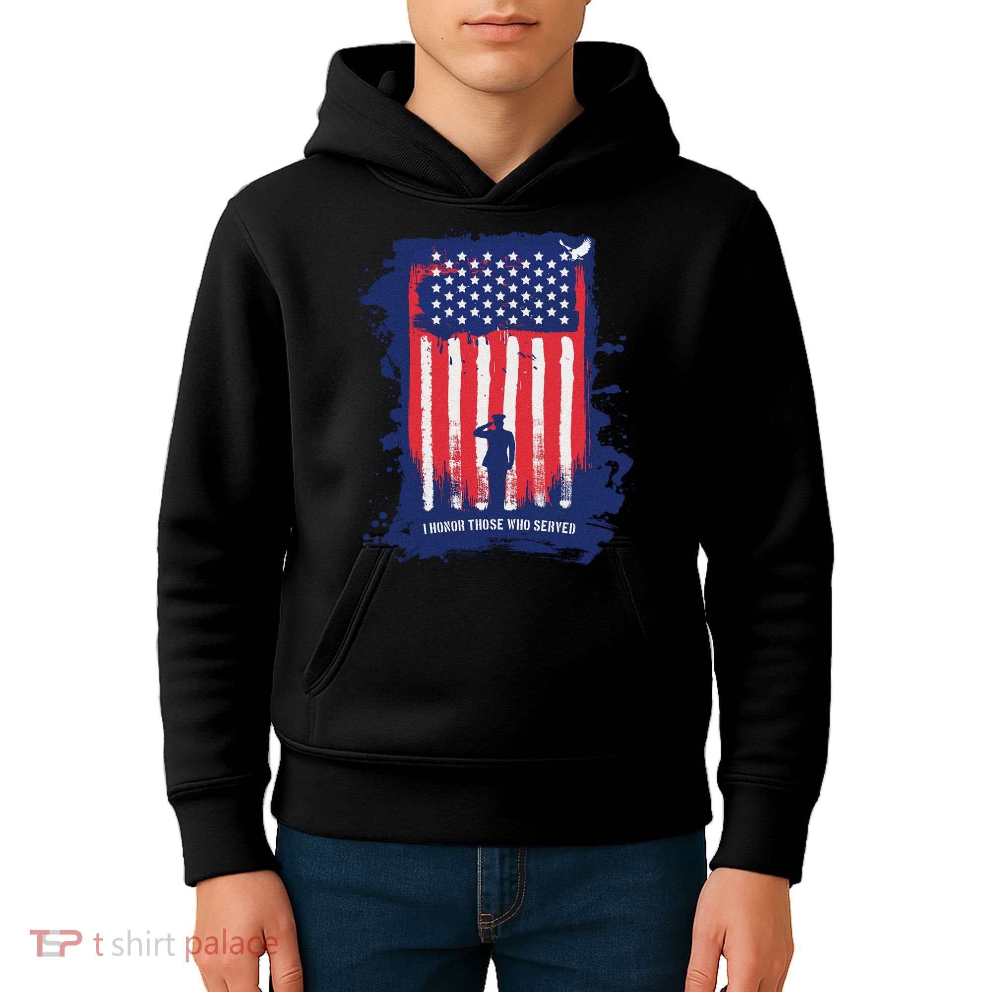 I Honor Those Who Served Kids Hoodie