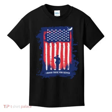 I Honor Those Who Served Kids T-Shirt