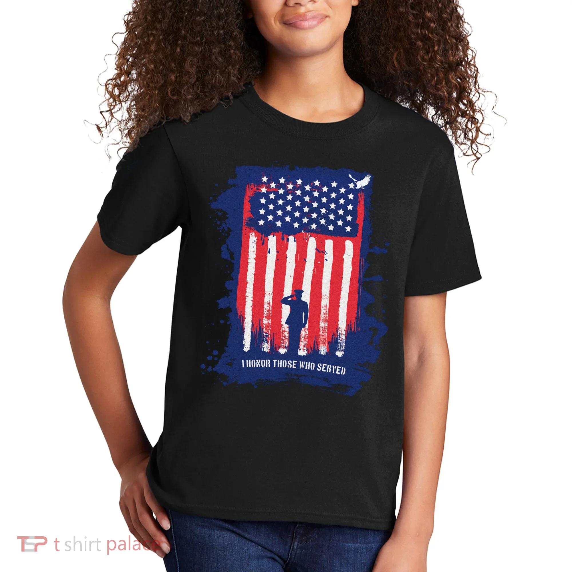 I Honor Those Who Served Kids T-Shirt