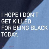 I Hope I don't Get Killed For Being Black Today Raglan Baseball Sleeve Shirt thumb 2