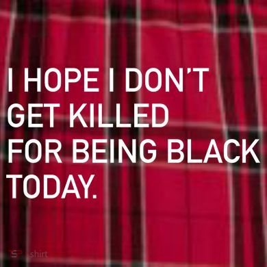 I Hope I don't Get Killed For Being Black Today Men's Flannel Plaid Pajama Pants