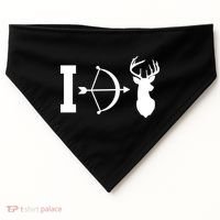 I Hunt Deer USA-Made Doggie Bandana thumb 0