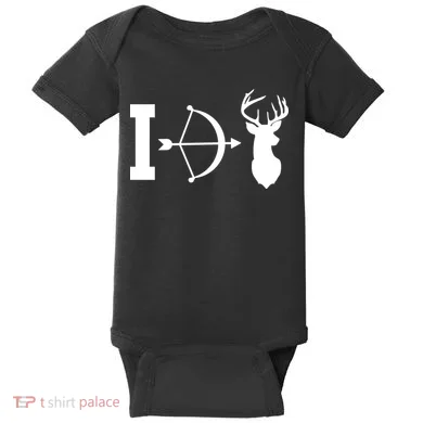 I Hunt Deer Baby Bodysuit