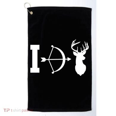 I Hunt Deer Golf Towel