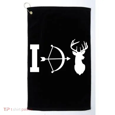 I Hunt Deer Golf Towel