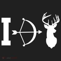 I Hunt Deer Golf Towel thumb 3