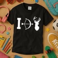 I Hunt Deer Kids T-Shirt thumb 3