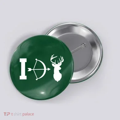 I Hunt Deer Button