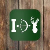 I Hunt Deer Coaster thumb 0