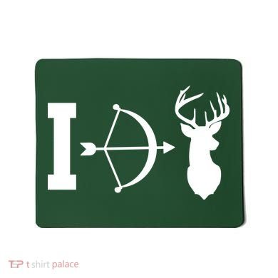 I Hunt Deer Mousepad