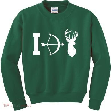I Hunt Deer Kids Sweatshirt