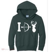 I Hunt Deer Kids Hoodie thumb 0