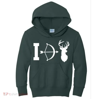 I Hunt Deer Kids Hoodie