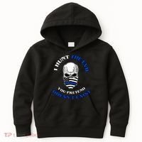 I Hunt The Evil You Pretend Doesn't Exist Kids Hoodie thumb 0
