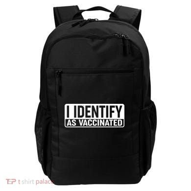 I Identify As Vaccinated Backpack