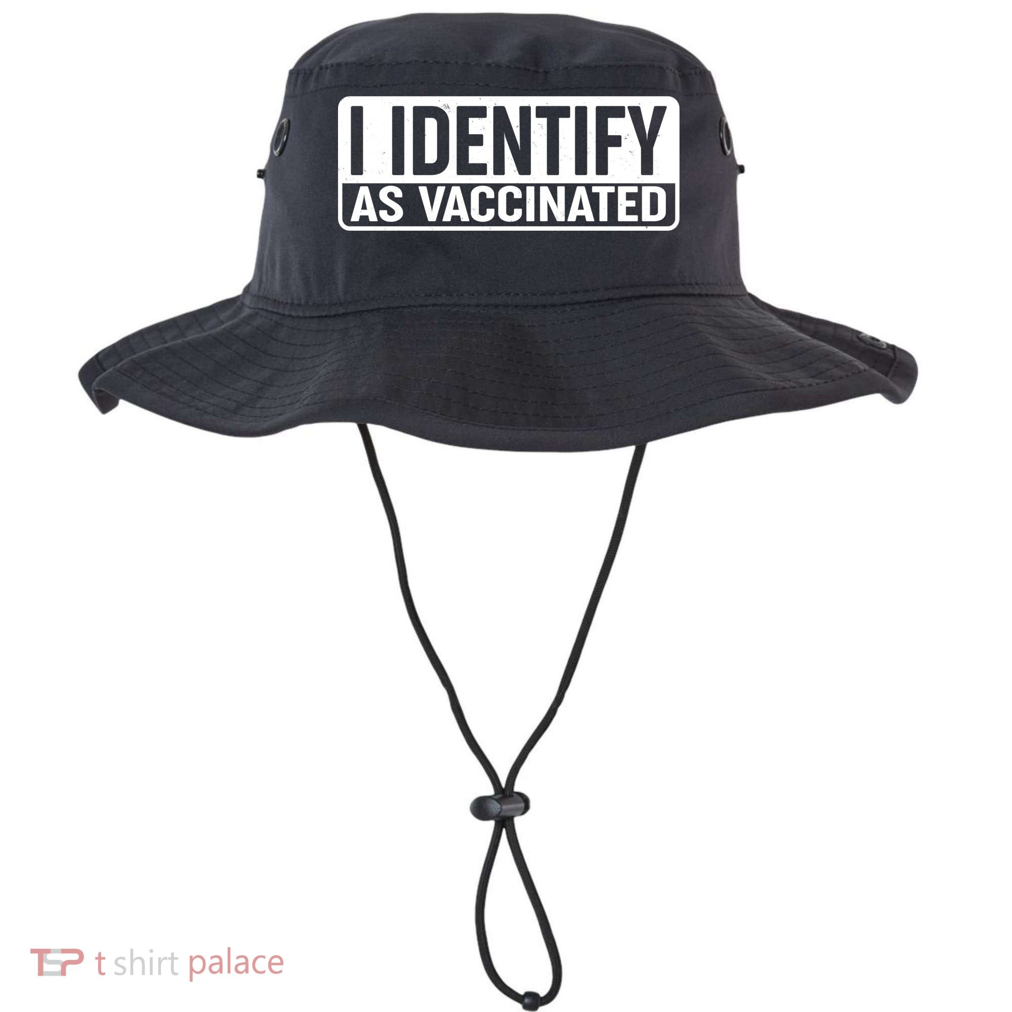 I Identify As Vaccinated Bucket Hat