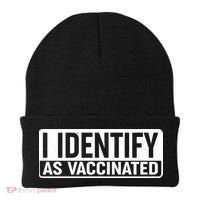 I Identify As Vaccinated Beanie thumb 0