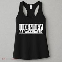 I Identify As Vaccinated Women's Tank Top thumb 3