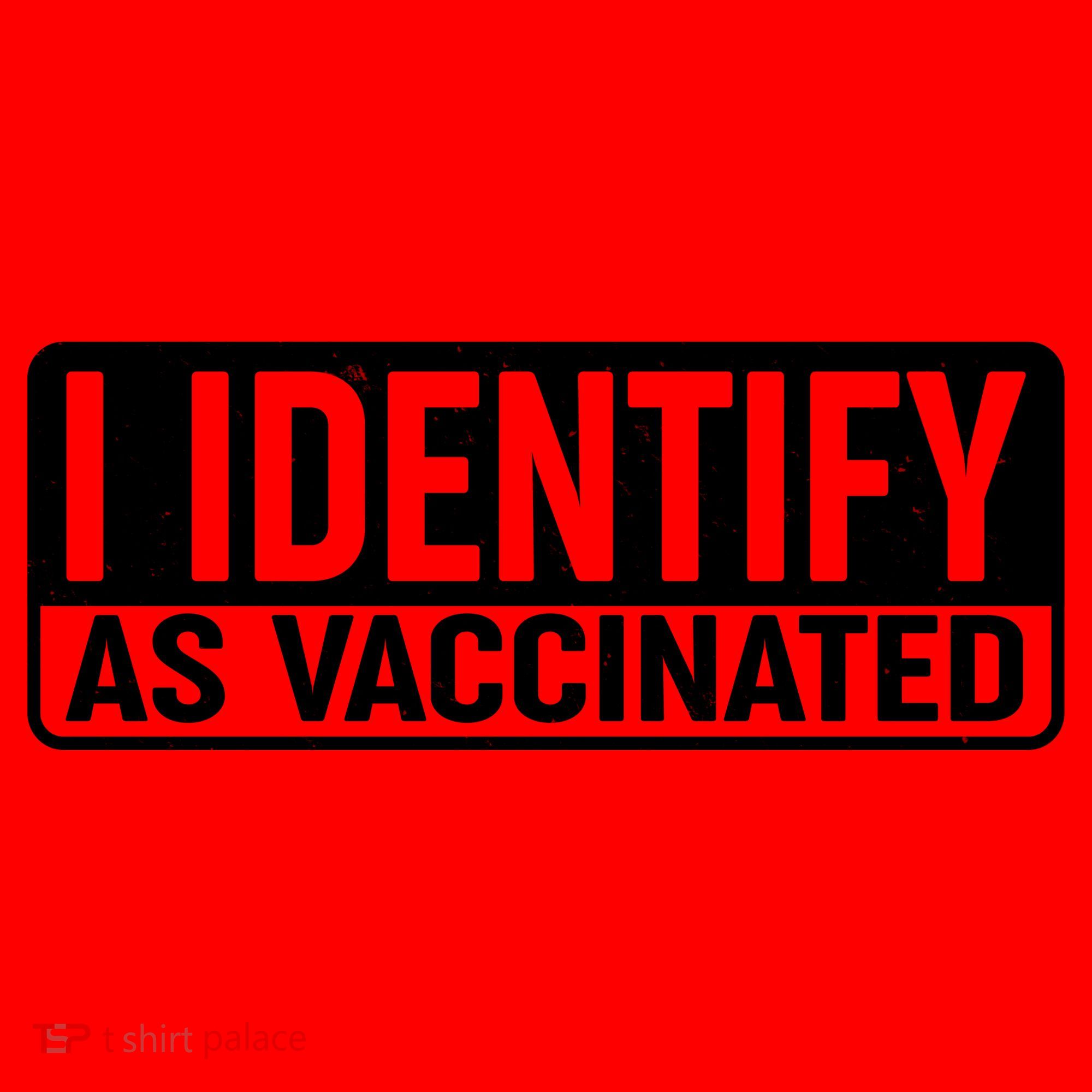 I Identify As Vaccinated Santa Hat