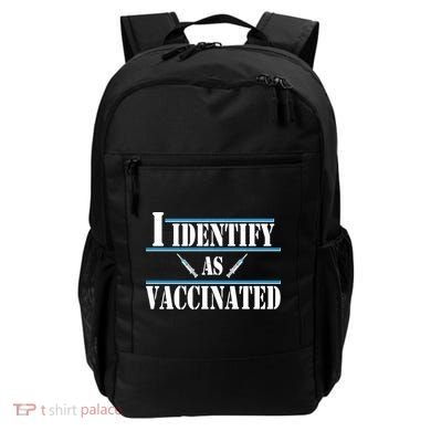 I Identify As Vaccinated Pro Vaccine Backpack