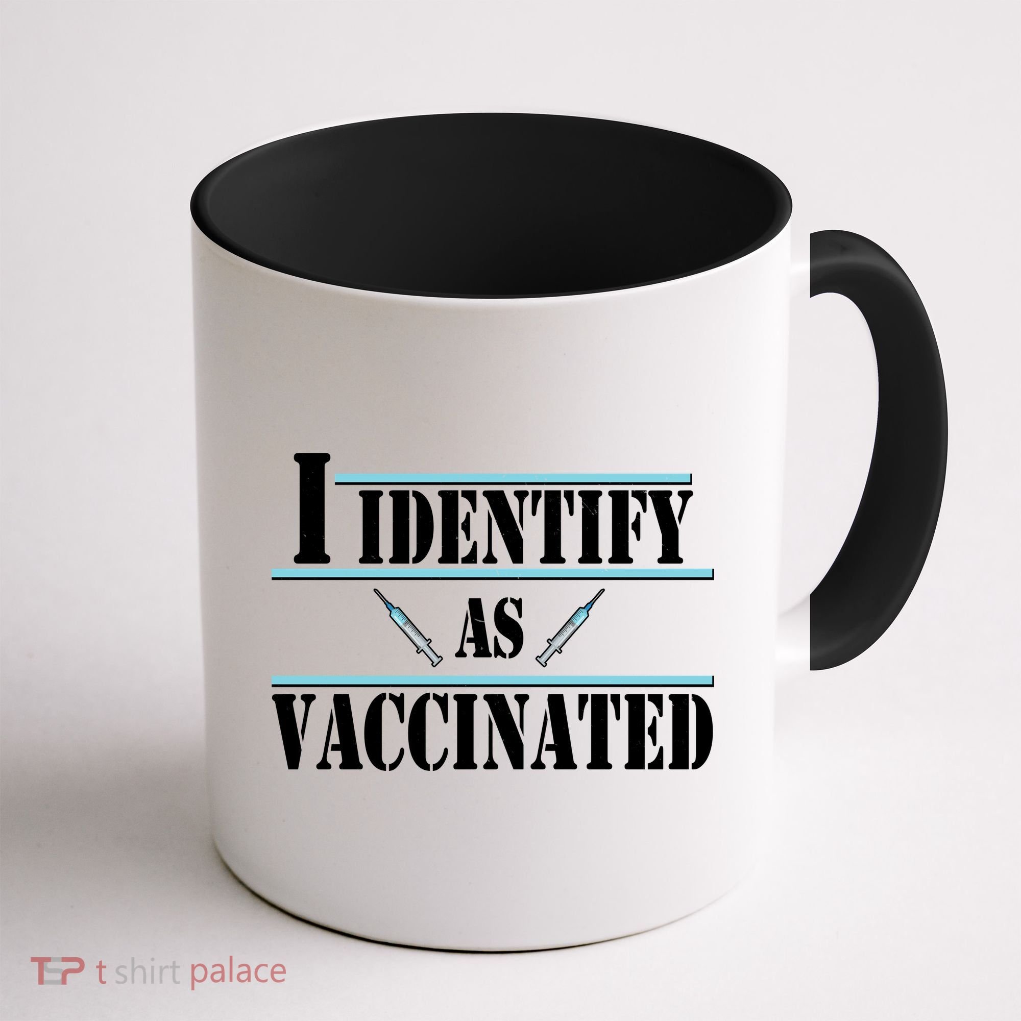 I Identify As Vaccinated Pro Vaccine Coffee Mug